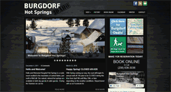 Desktop Screenshot of burgdorfhotsprings.com